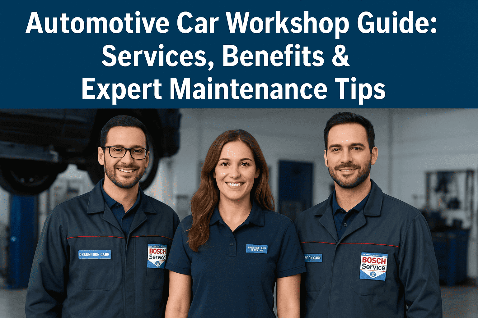 Automotive car workshop